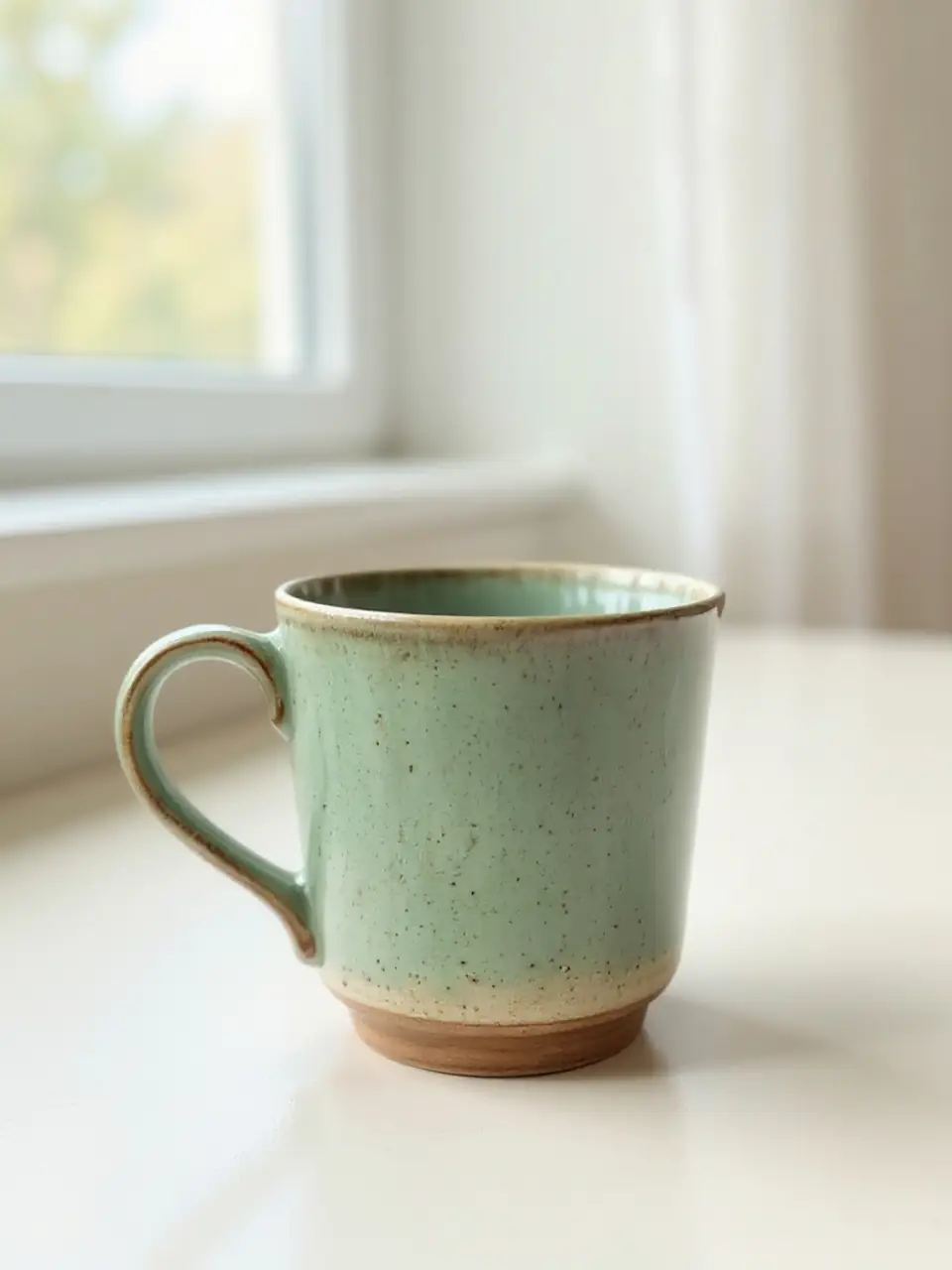 The same mug on a bright windowsill in soft daylight